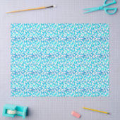 Papier Mousseline Toss papillon (Turquoise) (Artisanat)
