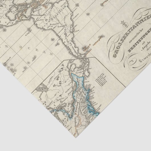 Papier Mousseline Totalité du R-U (Détail)