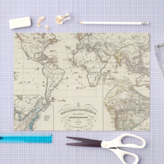 Papier Mousseline Totalité du R-U (Artisanat)