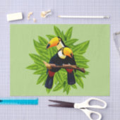 Papier Mousseline Toucan Duo Green (Artisanat)