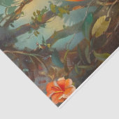 Papier Mousseline Toucan tropical (Détail)