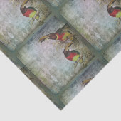 Papier Mousseline Toucan tropical (Détail)