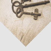 Papier Mousseline Touches de squelette d'antiquité désespérées sur l (Détail)