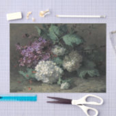 Papier Mousseline Toujours la vie avec Lilacs par Margaretha Roosenb (Artisanat)