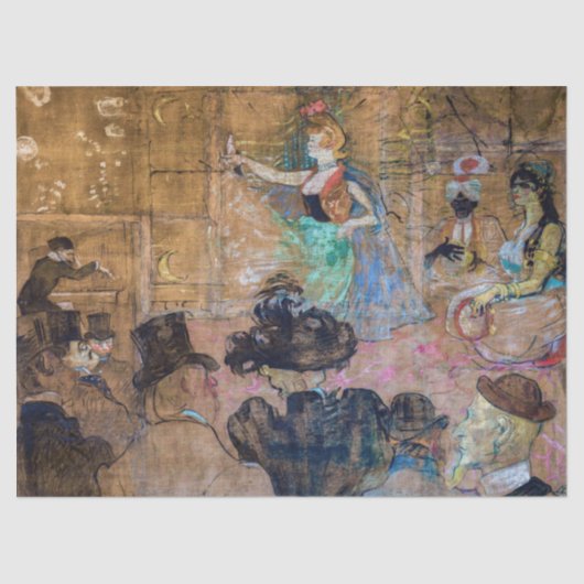Papier Mousseline Toulouse-Lautrec - Danse Maure / Les Almehs (Recto)