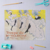 Papier Mousseline Toulouse-Lautrec - Troupe de Mlle Eglantine (Artisanat)