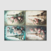 Papier Mousseline Tour Eiffel (Recto)