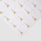 Papier Mousseline Tour Eiffel d'or (Détail)