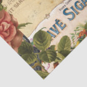 Papier Mousseline Tour Eiffel française Florale Ephémère Découpage T (Détail)