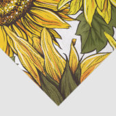 Papier Mousseline Tournesol à main (Détail)