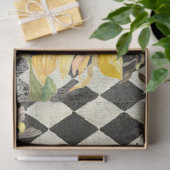 Papier Mousseline Tournesol avec abeilles Ephémère noire Découpage d (Cadeau)