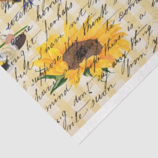 Papier Mousseline Tournesol Bee Gnome (Détail)