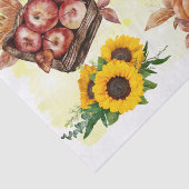 Papier Mousseline Tournesol d'automne Thanksgiving Citrouille Harves (Détail)