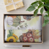 Papier Mousseline Tournesol d'automne Thanksgiving Citrouille Harves (Cadeau)