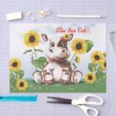 Papier Mousseline Tournesol de vache (Artisanat)