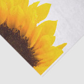 Papier Mousseline Tournesol jaune et Brown blanc (Détail)