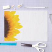 Papier Mousseline Tournesol jaune et Brown blanc (Artisanat)