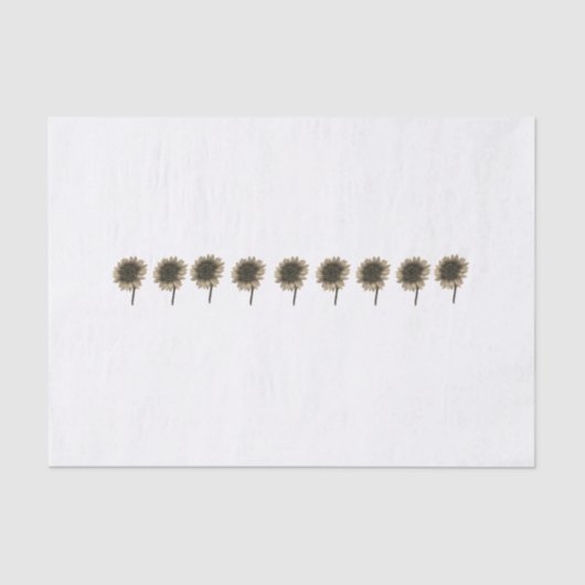 Papier Mousseline Tournesol Live, Rire, Amour (Recto)