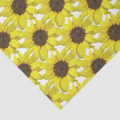 Papier Mousseline Tournesol recouvert  (Détail)