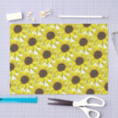 Papier Mousseline Tournesol recouvert  (Artisanat)