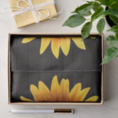 Papier Mousseline Tournesol rustique d'automne (Cadeau)