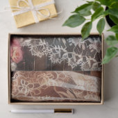 Papier Mousseline Tournesol Rustique, Dentelle de bottes de cowboy 2 (Cadeau)