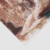 Papier Mousseline Tournesol Rustique, Dentelle de bottes de cowboy 2 (Détail)