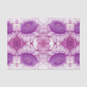 Papier Mousseline Tournesol Vintage Chic Purple Floral Antique