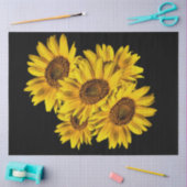 Papier Mousseline Tournesols (Artisanat)
