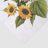 Papier Mousseline Tournesols (Détail)
