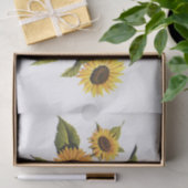 Papier Mousseline Tournesols (Cadeau)