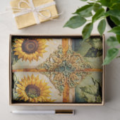 Papier Mousseline Tournesols Belle Collection Moderne (Cadeau)
