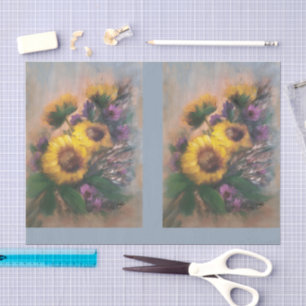 Papier Mousseline Tournesols DBL