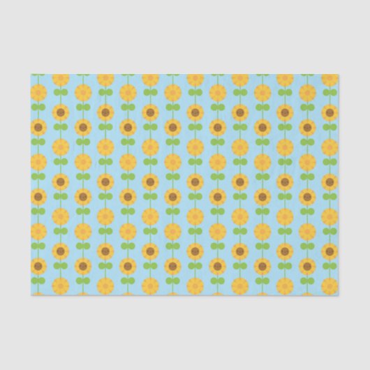Papier Mousseline Tournesols de Kawaii (Recto)