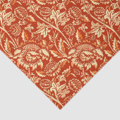 Papier Mousseline Tournesols de William Morris, mandarine (Détail)
