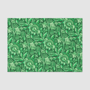 Papier Mousseline Tournesols de William Morris, vert vert