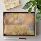 Papier Mousseline Tournesols géants Pays Découpage gris jaune Art (Cadeau)