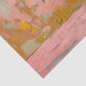 Papier Mousseline Tournesols impressionnistes dans un vase bleu déco (Détail)