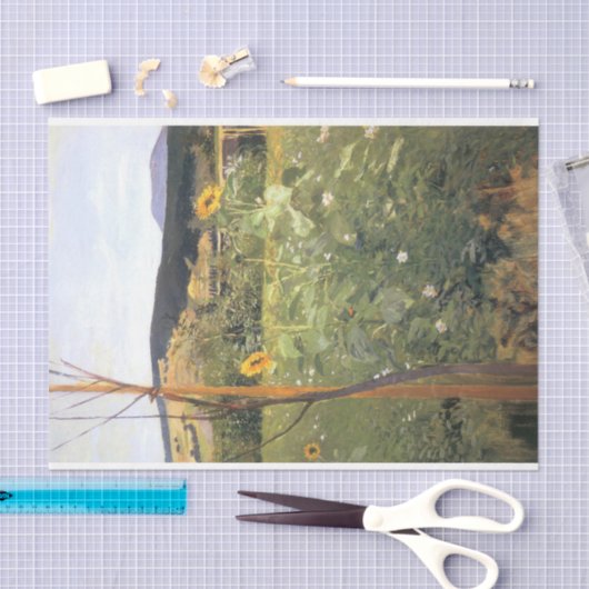 Papier Mousseline Tournesols (par Jacek Malczewski) (Artisanat)