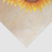 Papier Mousseline Tournesols rustiques Burlap Mason Jar Découpage (Détail)