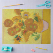 Papier Mousseline Tournesols, Vincent van Gogh, 1889 (Artisanat)