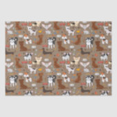 Papier Mousseline Tous les mignons chiens (Recto)