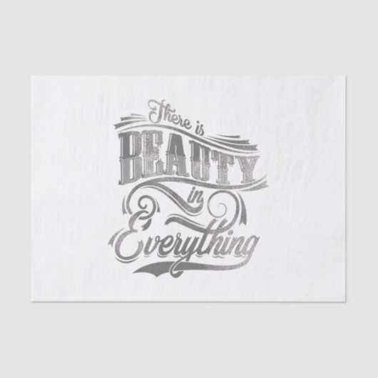 Papier Mousseline tout est beau (Recto)