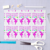 PAPIER MOUSSELINE TOUT EST POSSIBLE DANCER DREAM (Artisanat)