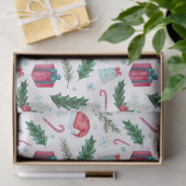 Papier Mousseline tout papier de tissu de noël (Cadeau)