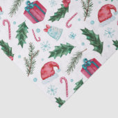 Papier Mousseline tout papier de tissu de noël (Détail)