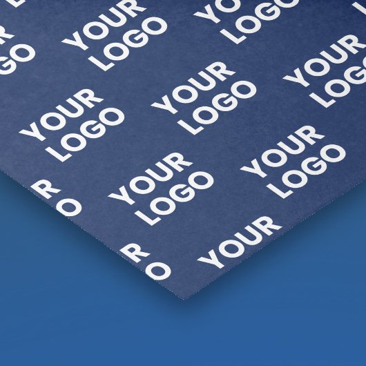 Papier Mousseline Toute image ou logo commercial modifiable Dark Nav
