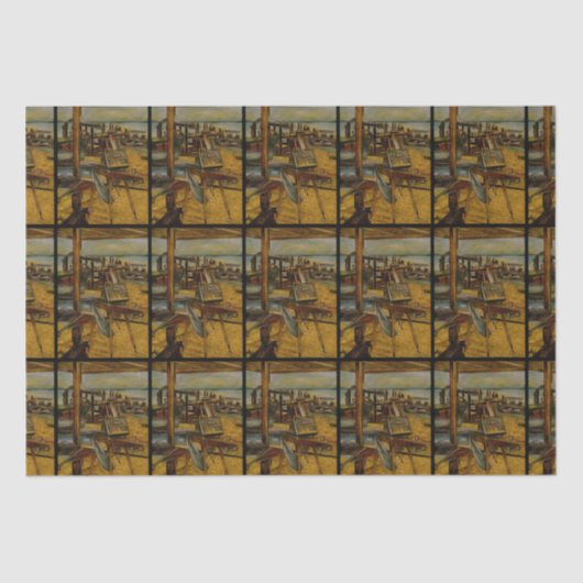 Papier Mousseline Toutes les grandes peintures commencent par une br (Recto)