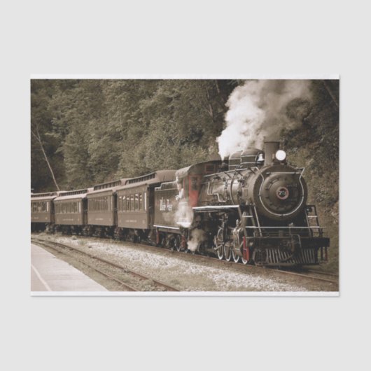 Papier Mousseline Train (Recto)