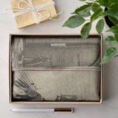 Papier Mousseline train à vapeur au dépôt (Cadeau)